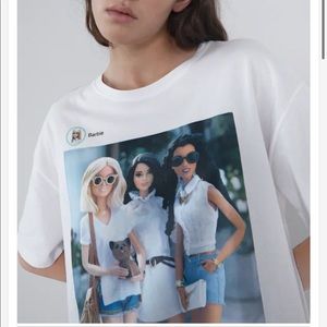 Zara | Tops | Zara Barbie Tshirt | Poshmark